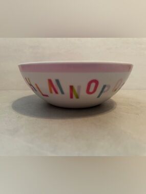 Pottery Barn Kids Melamine Bowl ABCs Theme